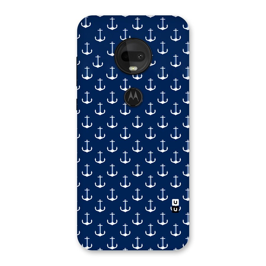 Nautical Pattern Back Case for Moto G7