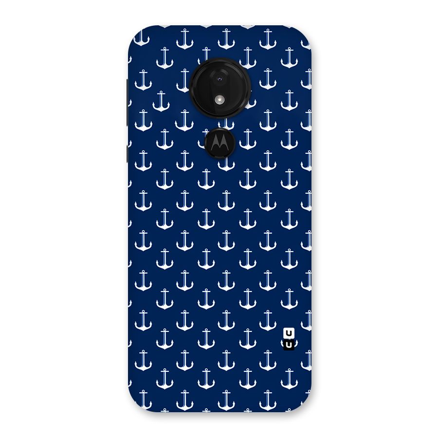 Nautical Pattern Back Case for Moto G7 Power