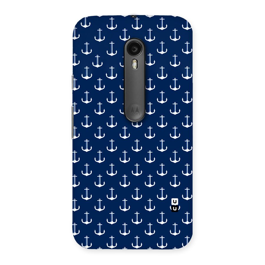 Nautical Pattern Back Case for Moto G Turbo