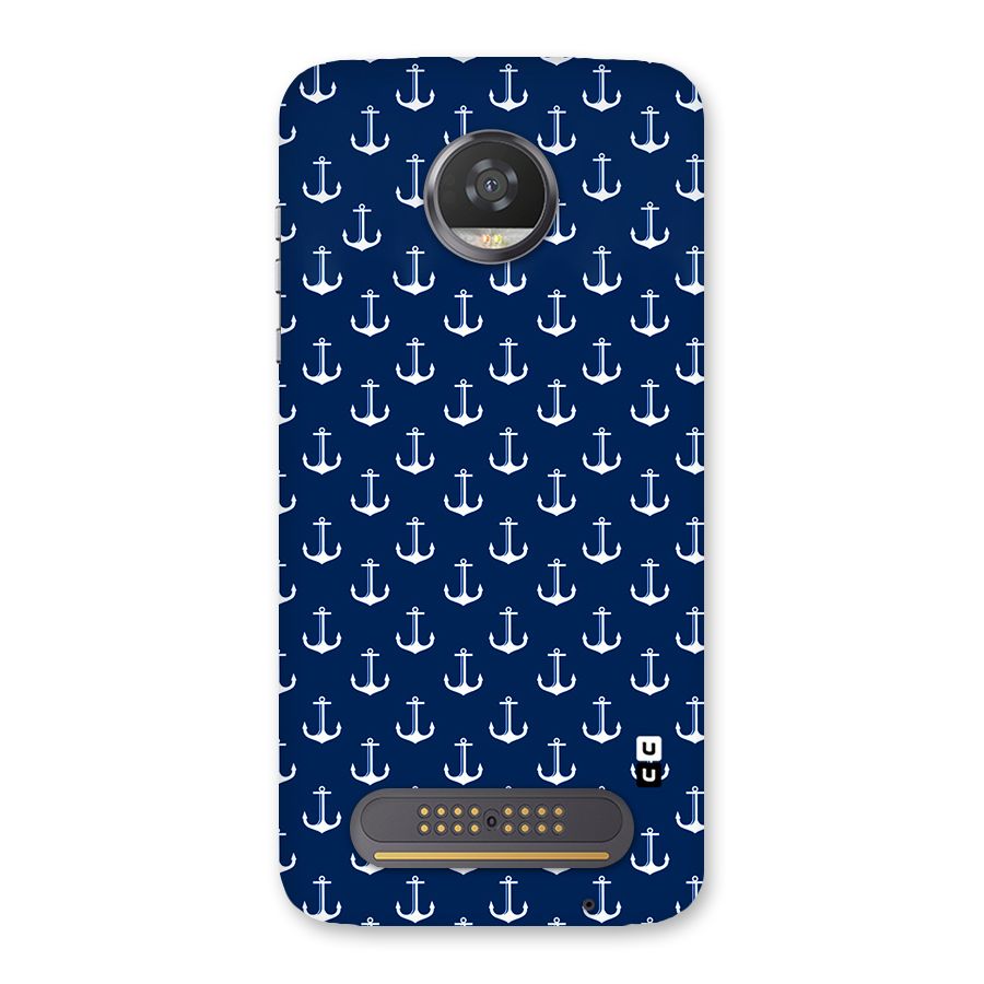 Nautical Pattern Back Case for Moto Z2 Play