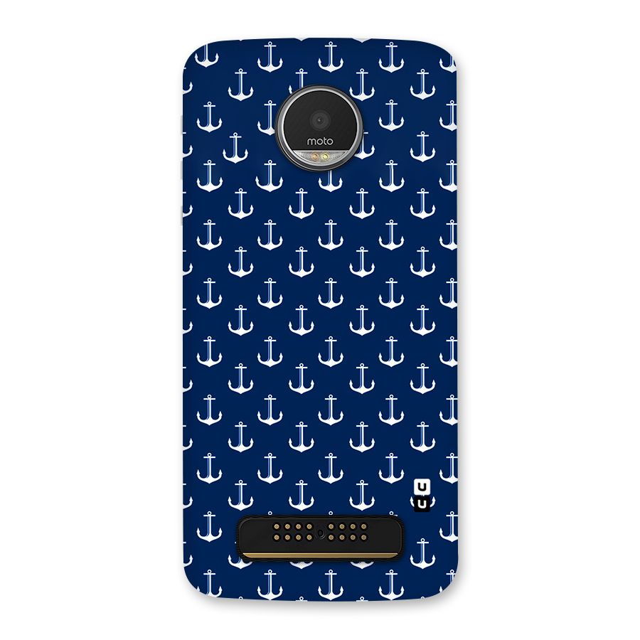 Nautical Pattern Back Case for Moto Z Play
