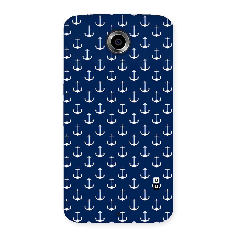 Nautical Pattern Back Case for Nexsus 6