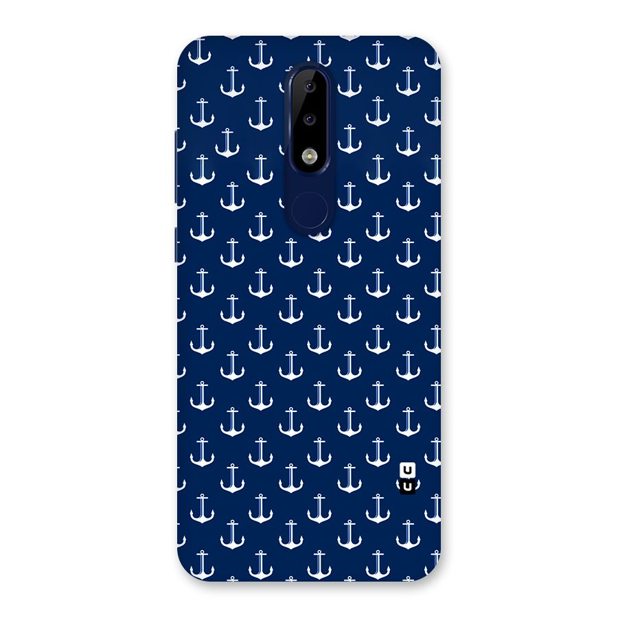 Nautical Pattern Back Case for Nokia 5.1 Plus