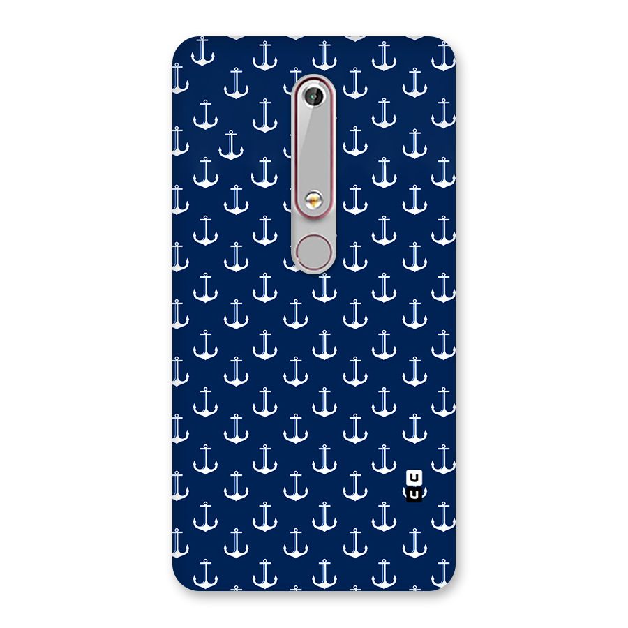Nautical Pattern Back Case for Nokia 6.1