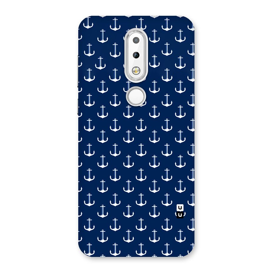 Nautical Pattern Back Case for Nokia 6.1 Plus