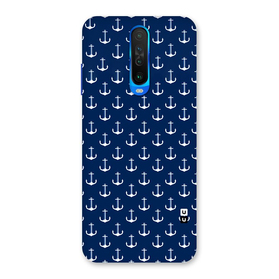 Nautical Pattern Back Case for Poco X2