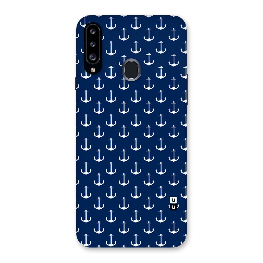 Nautical Pattern Back Case for Samsung Galaxy A20s