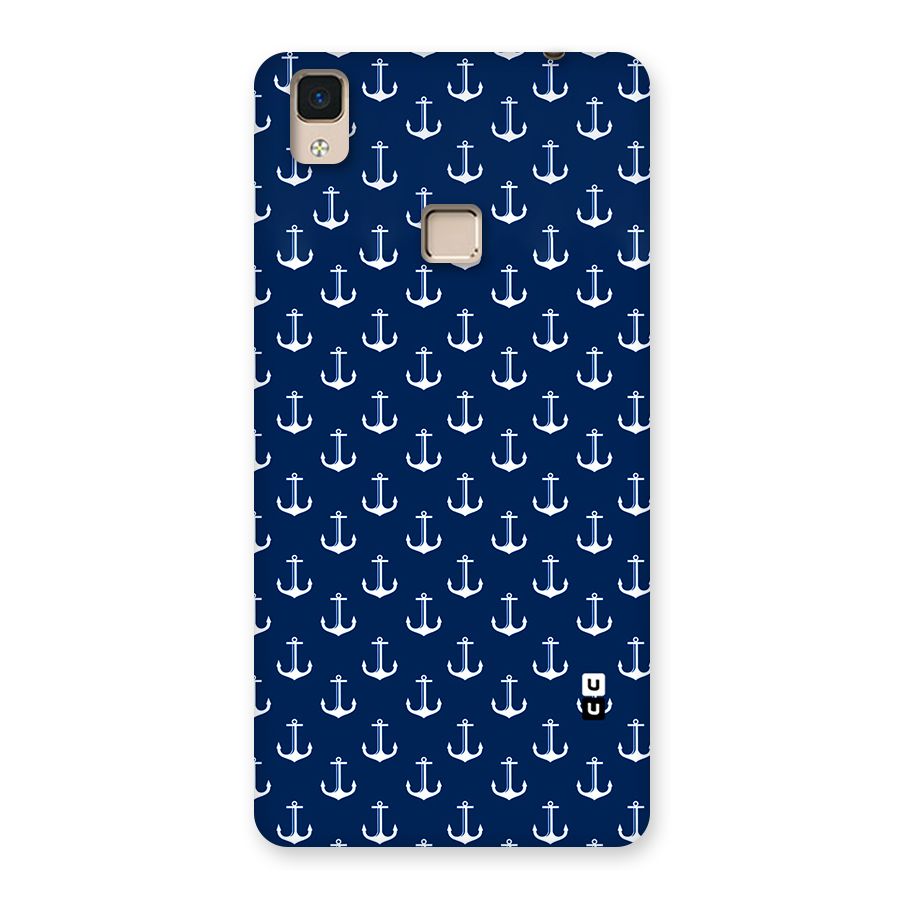 Nautical Pattern Back Case for V3 Max