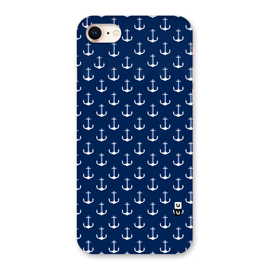 Nautical Pattern Back Case for iPhone 8