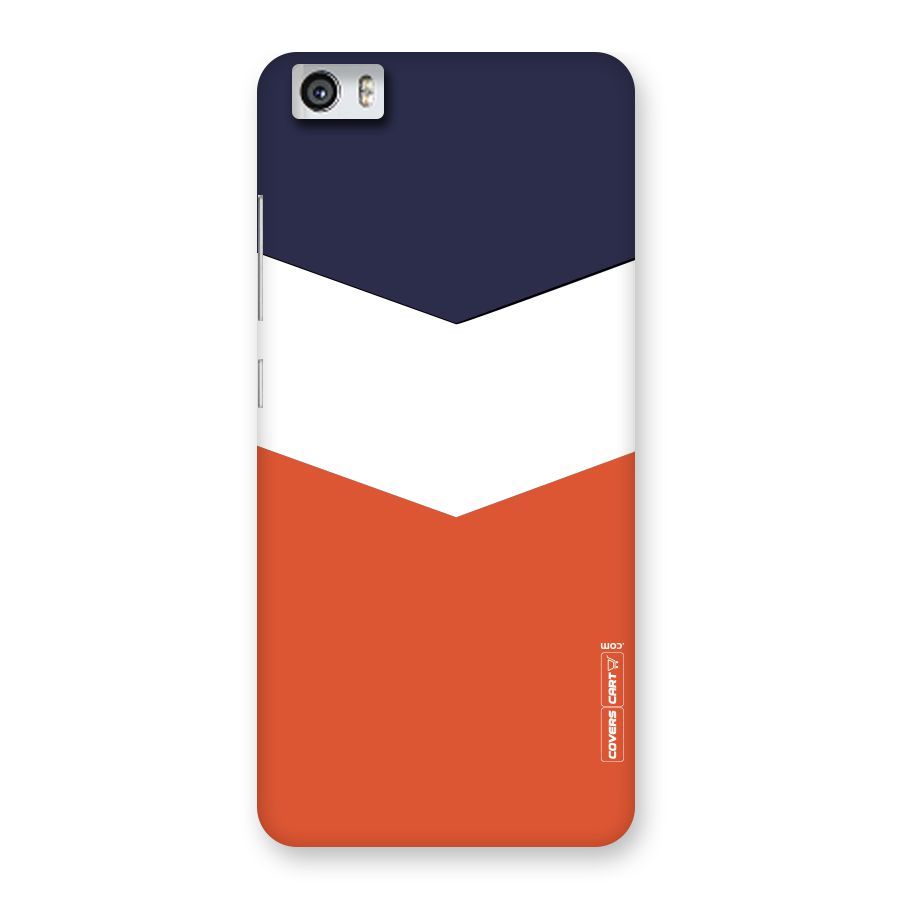 Navy Blue White Orange Arrow Back Case for Xiaomi Redmi Mi5