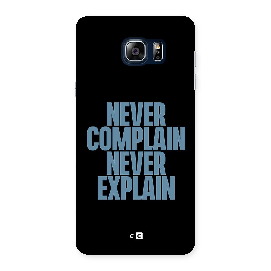 Never Complain Never Explain Back Case for Galaxy Note 5