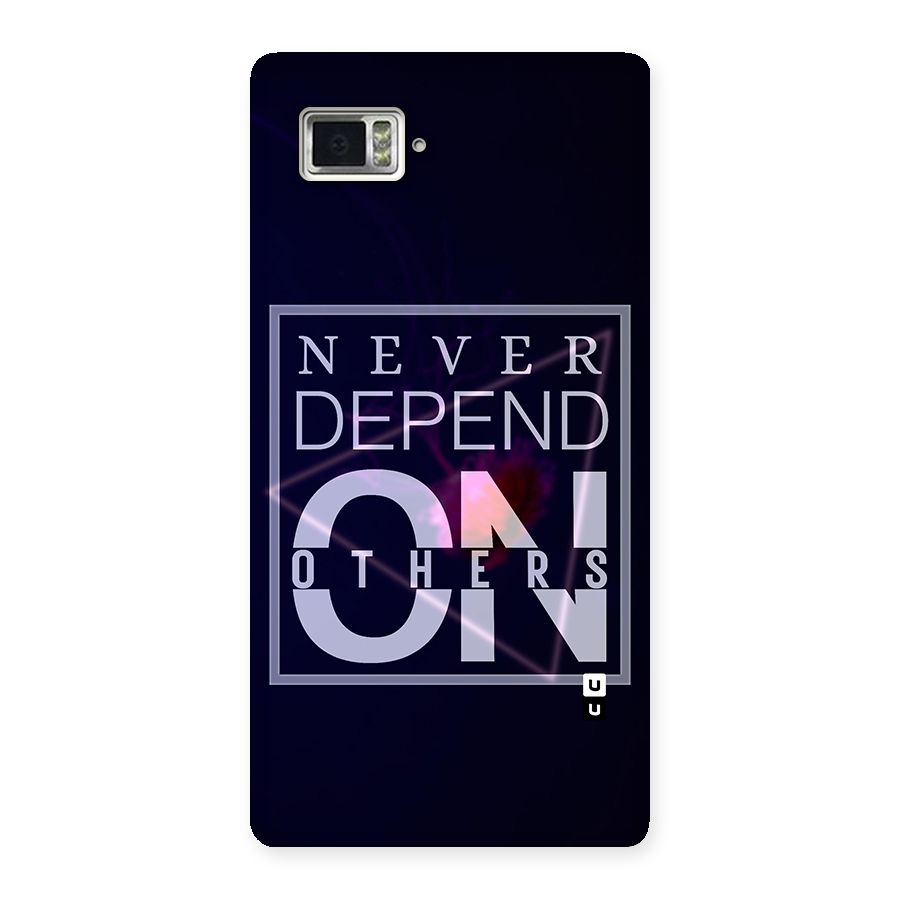 Never Depend On Others Back Case for Vibe Z2 Pro K920