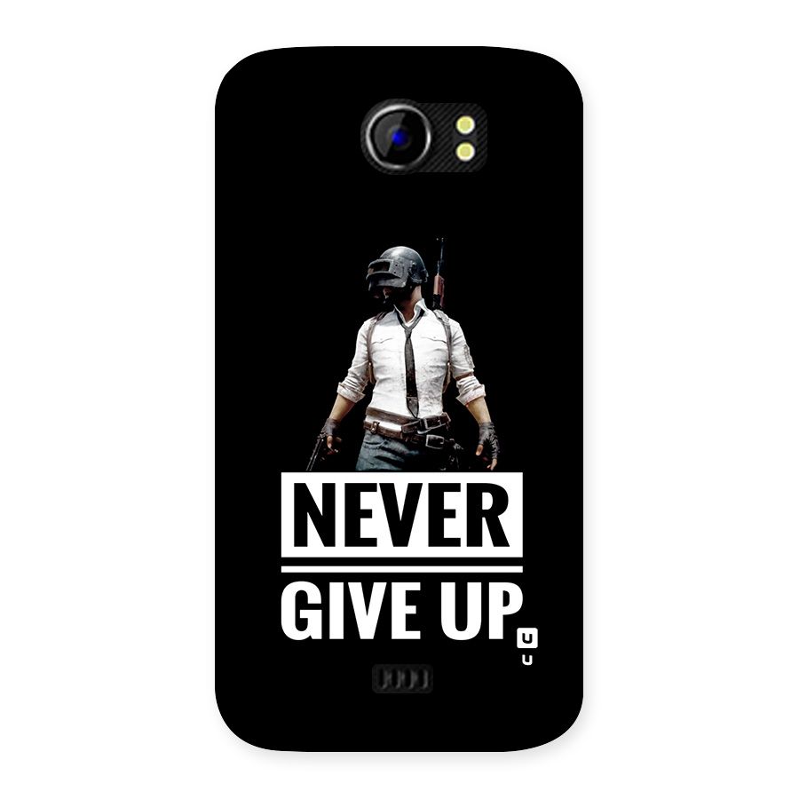 Never Giveup Back Case for Canvas 2 A110