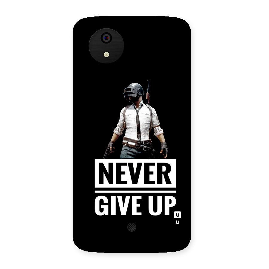 Never Giveup Back Case for Canvas A1  AQ4501