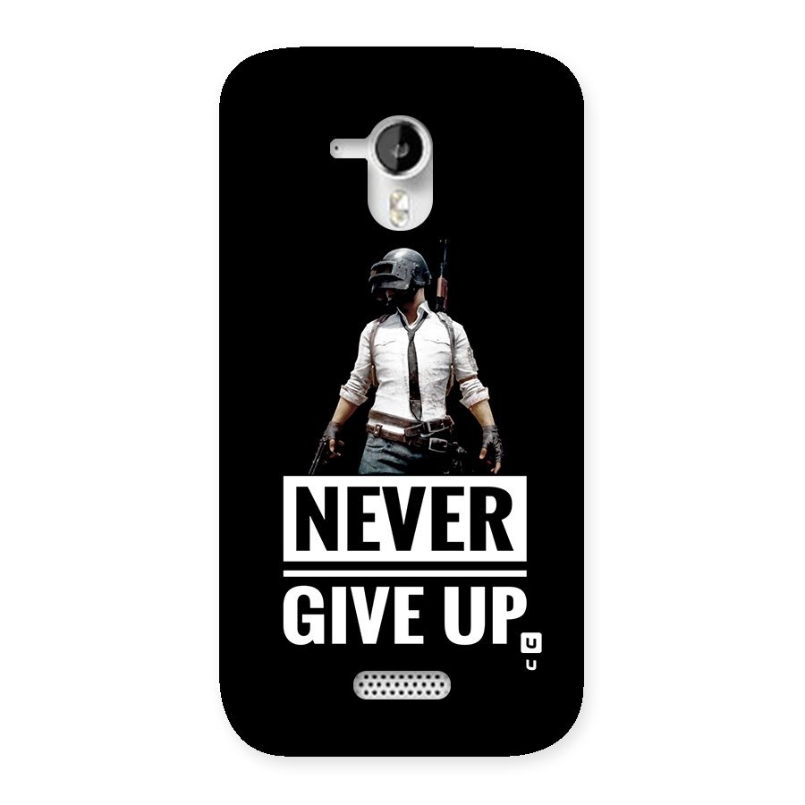 Never Giveup Back Case for Canvas HD A116