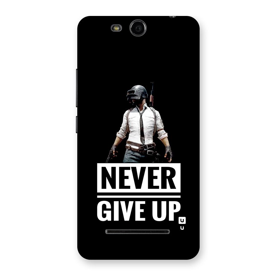Never Giveup Back Case for Canvas Juice 3 Q392