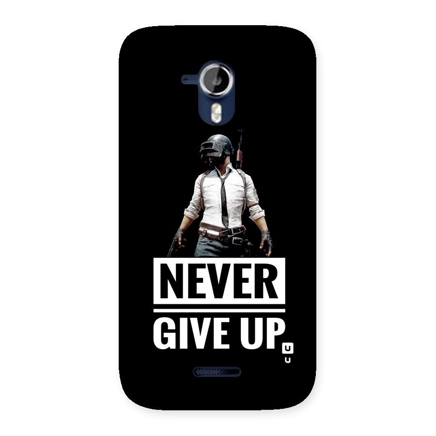 Never Giveup Back Case for Canvas Magnus A117