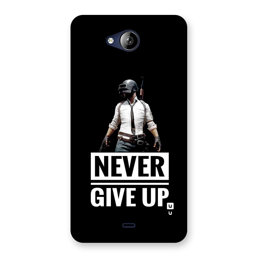Never Giveup Back Case for Canvas Play Q355