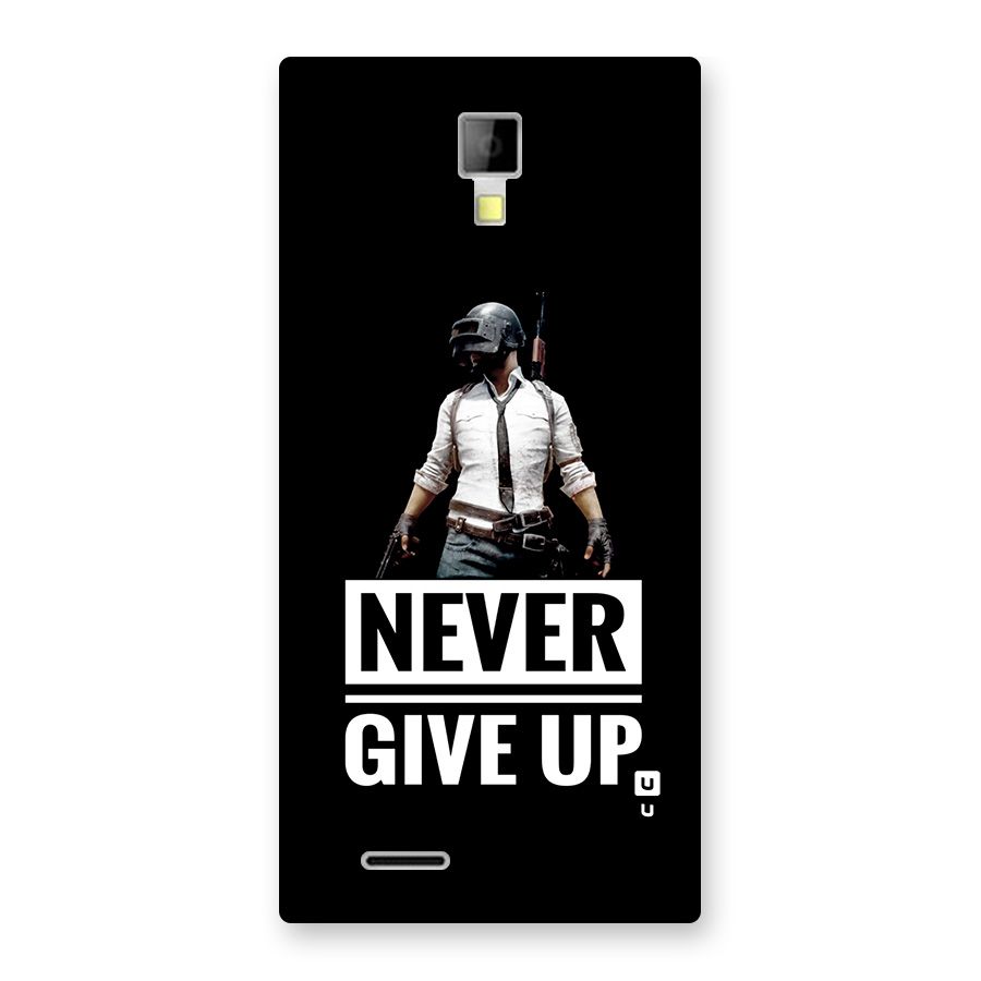 Never Giveup Back Case for Canvas Xpress A99