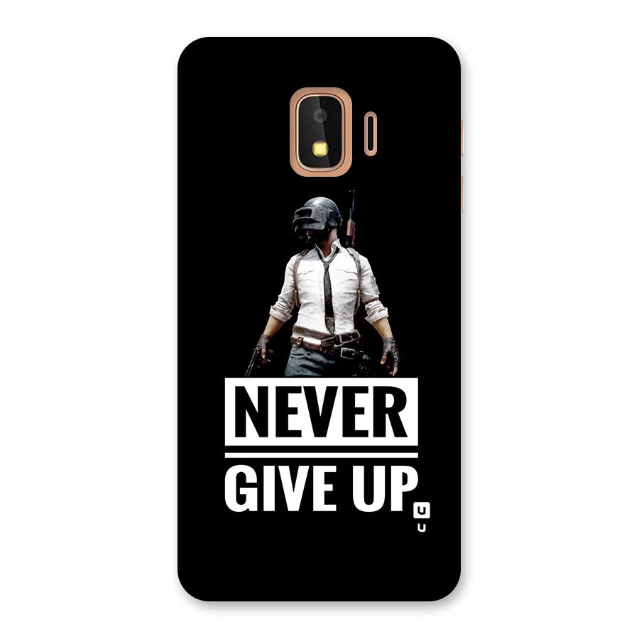 Never Giveup Back Case for Galaxy J2 Core