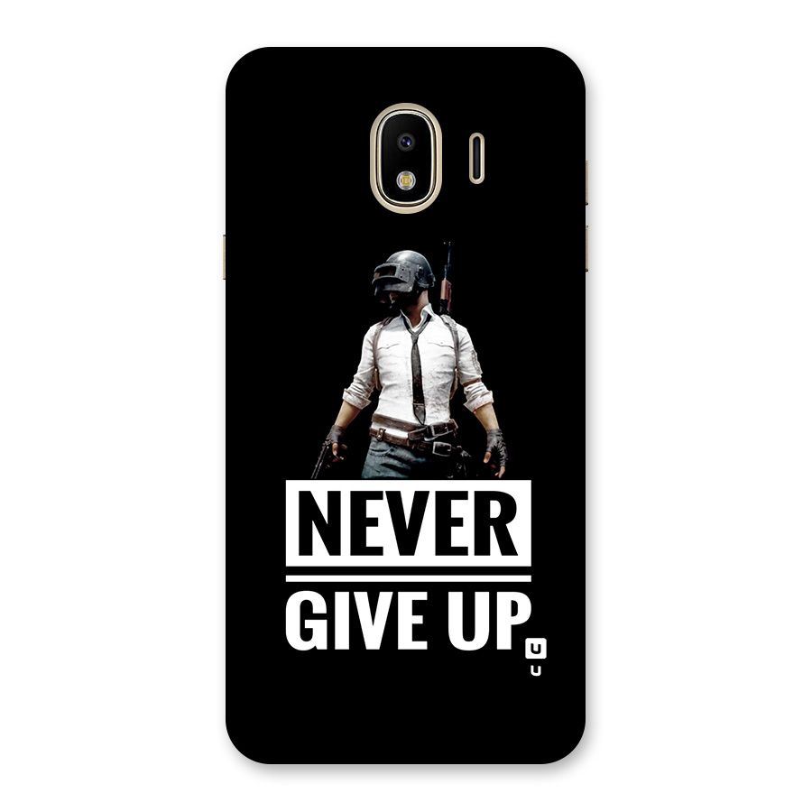 Never Giveup Back Case for Galaxy J4