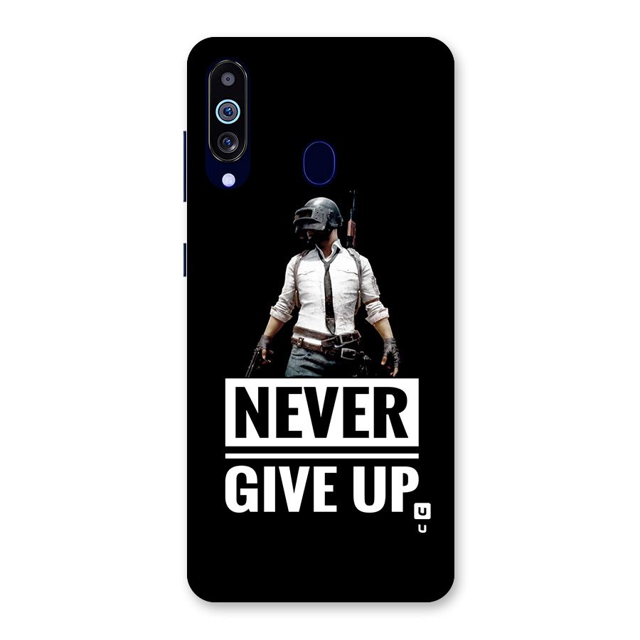 Never Giveup Back Case for Galaxy M40