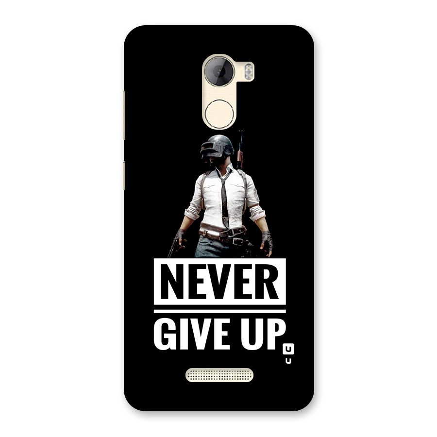Never Giveup Back Case for Gionee A1 LIte