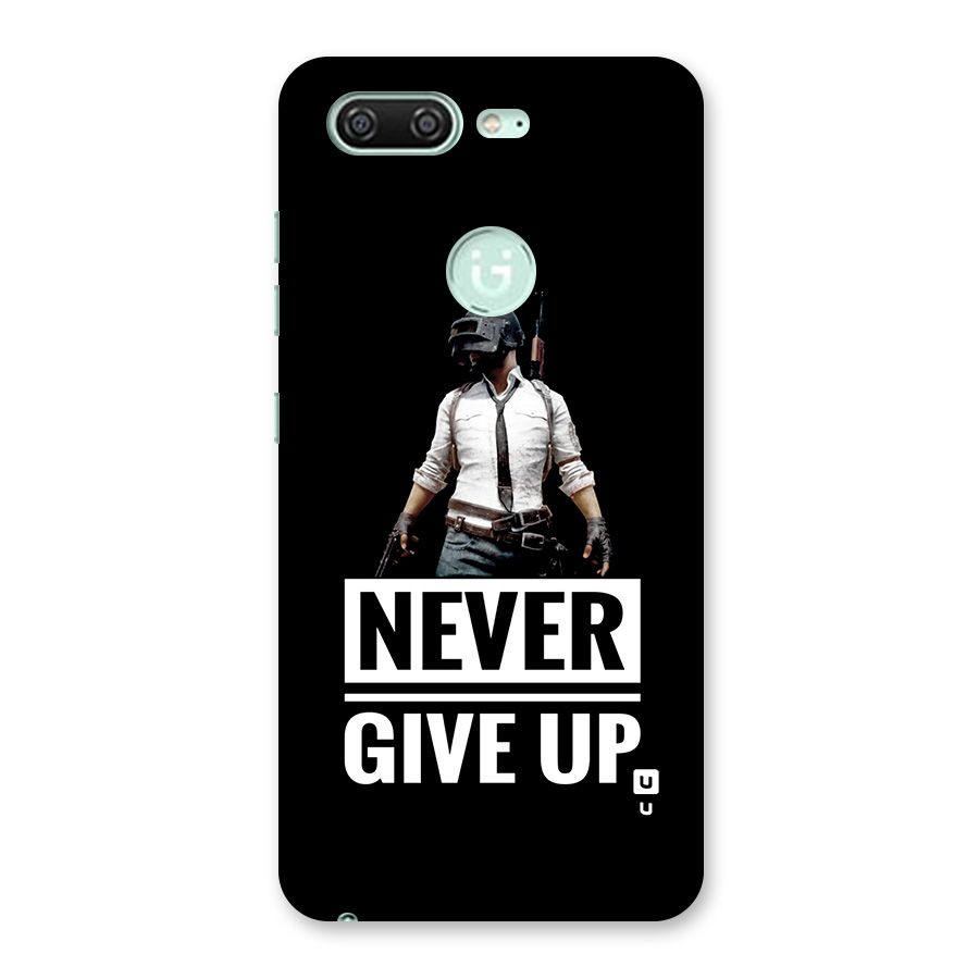 Never Giveup Back Case for Gionee S10