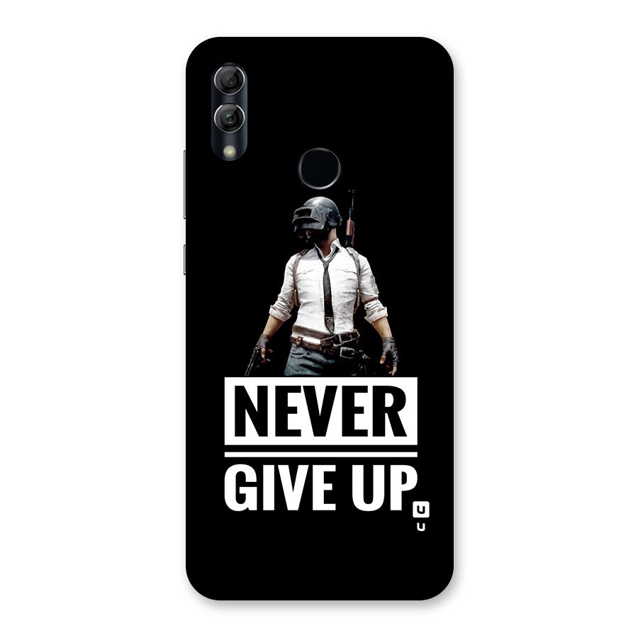 Never Giveup Back Case for Honor 10 Lite