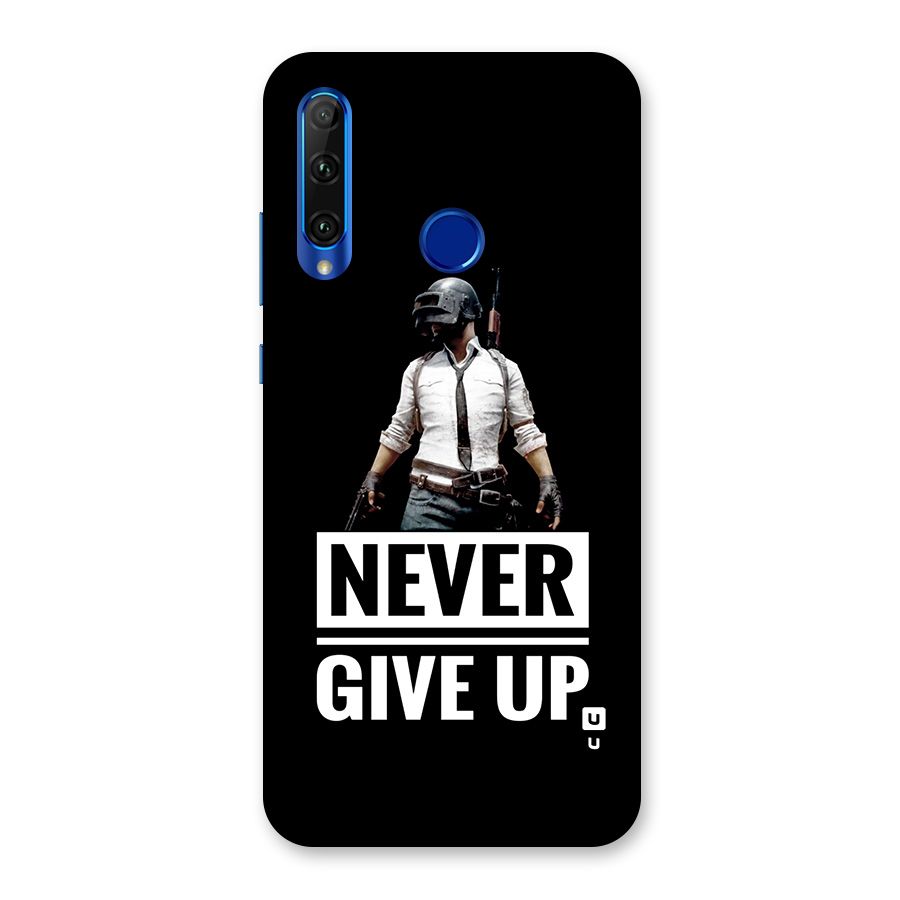 Never Giveup Back Case for Honor 20i
