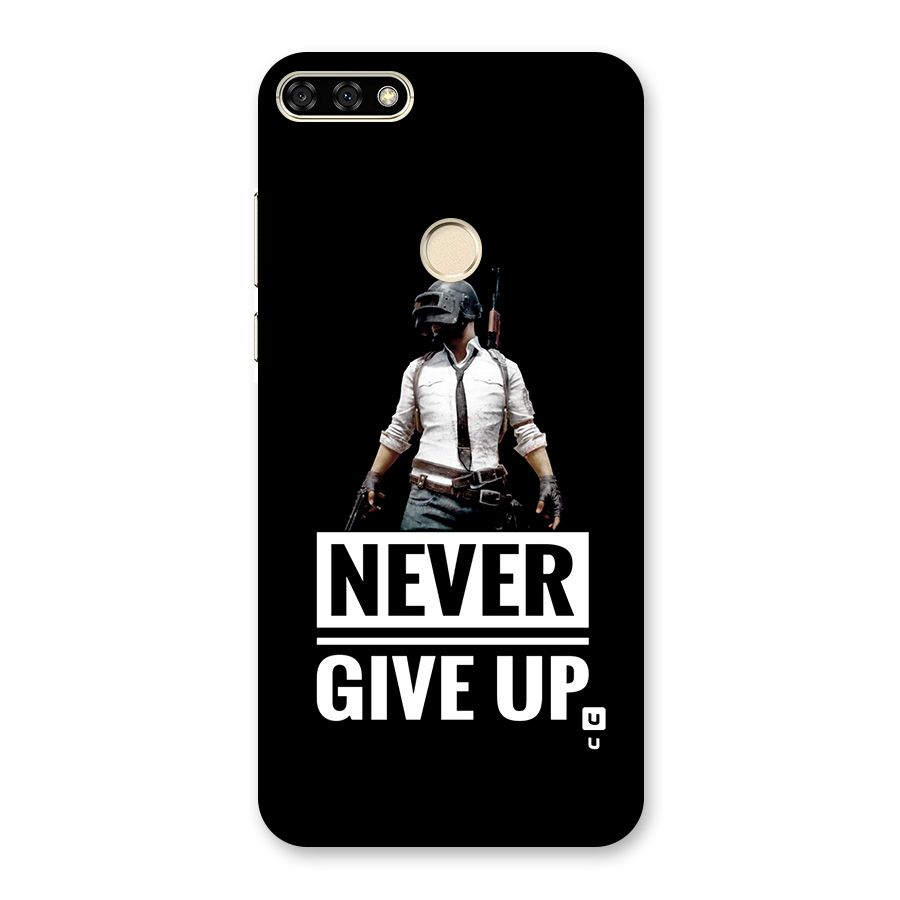 Never Giveup Back Case for Honor 7A