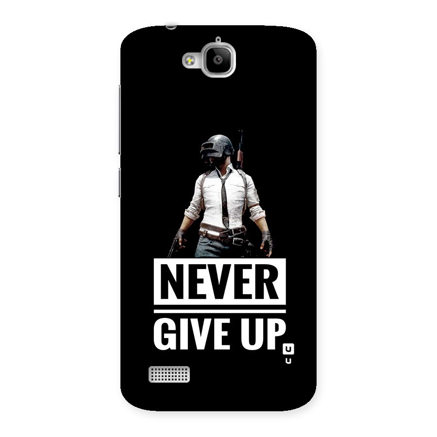 Never Giveup Back Case for Honor Holly
