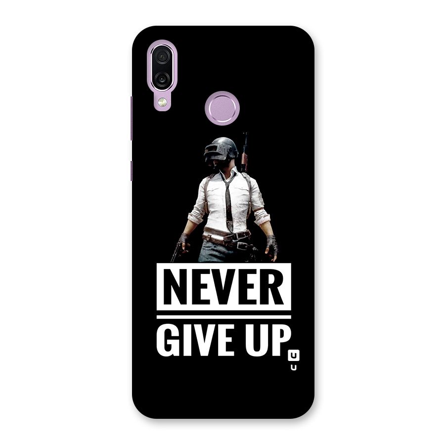 Never Giveup Back Case for Honor Play