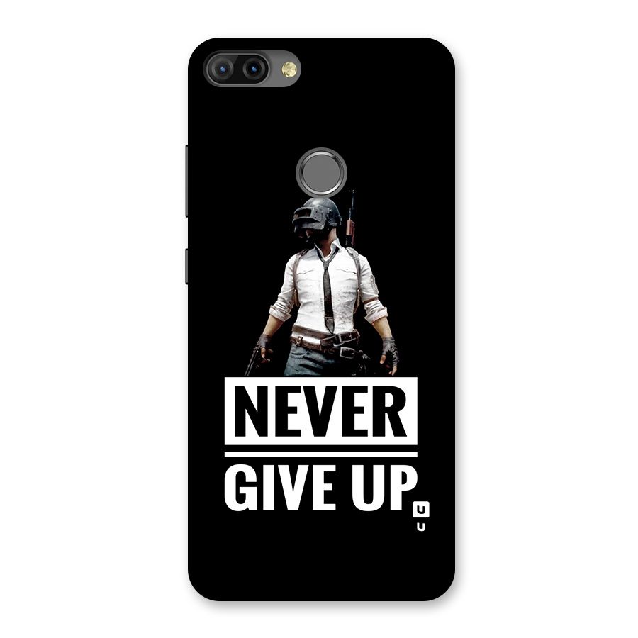 Never Giveup Back Case for Infinix Hot 6 Pro