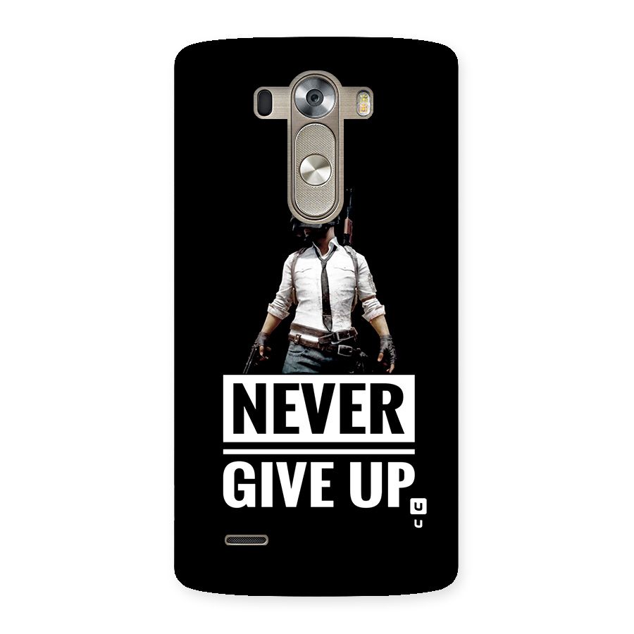 Never Giveup Back Case for LG G3