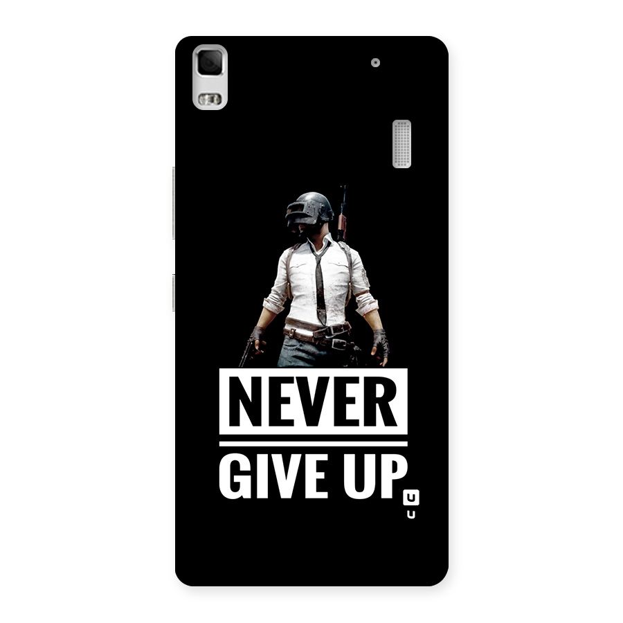 Never Giveup Back Case for Lenovo K3 Note