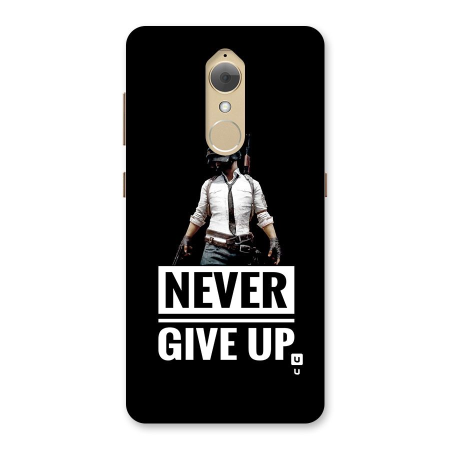 Never Giveup Back Case for Lenovo K8