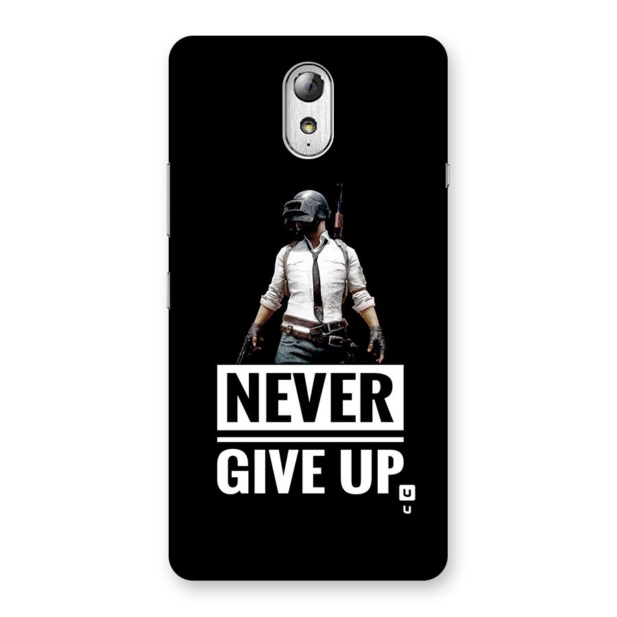 Never Giveup Back Case for Lenovo Vibe P1M