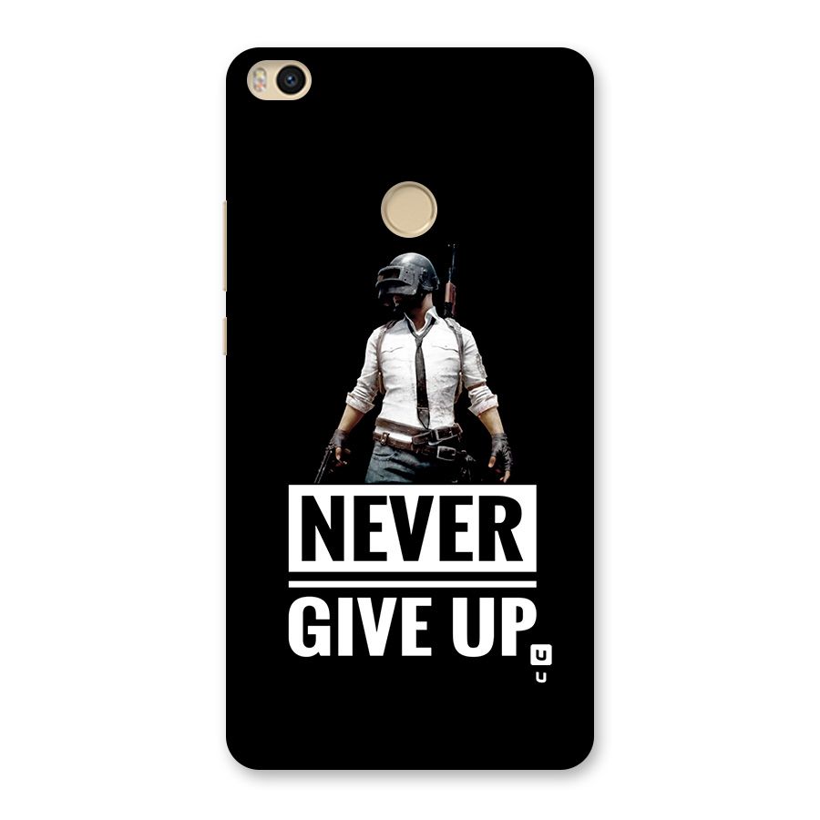 Never Giveup Back Case for Mi Max 2