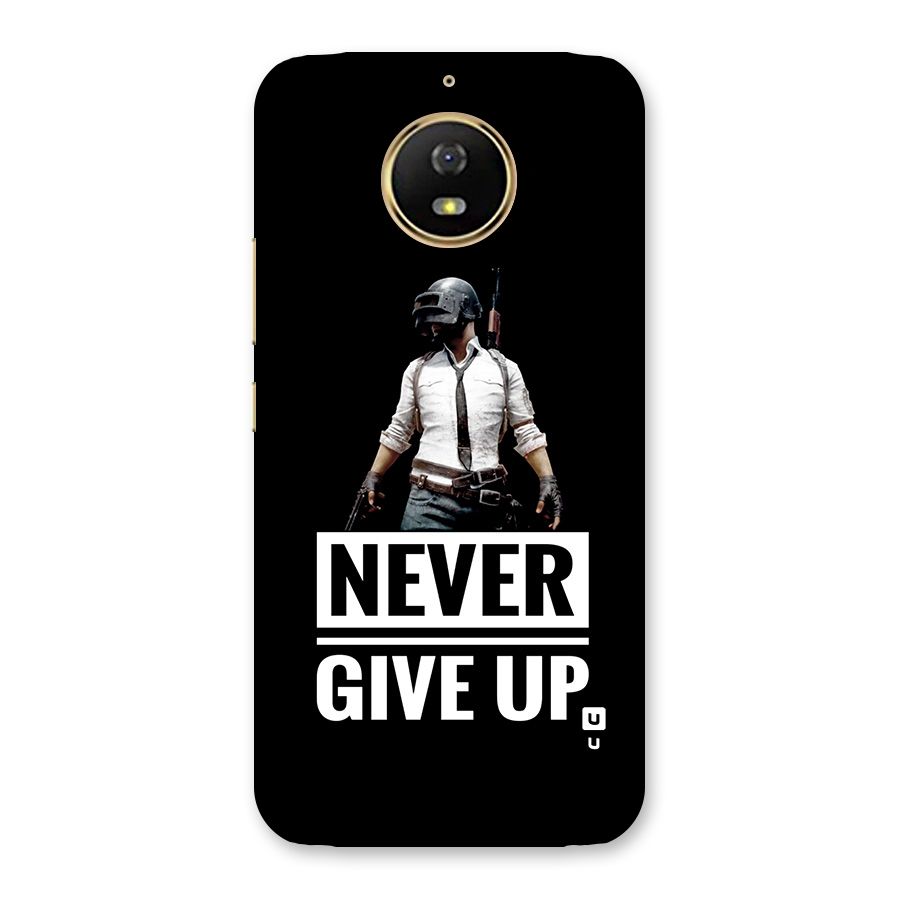 Never Giveup Back Case for Moto G5s