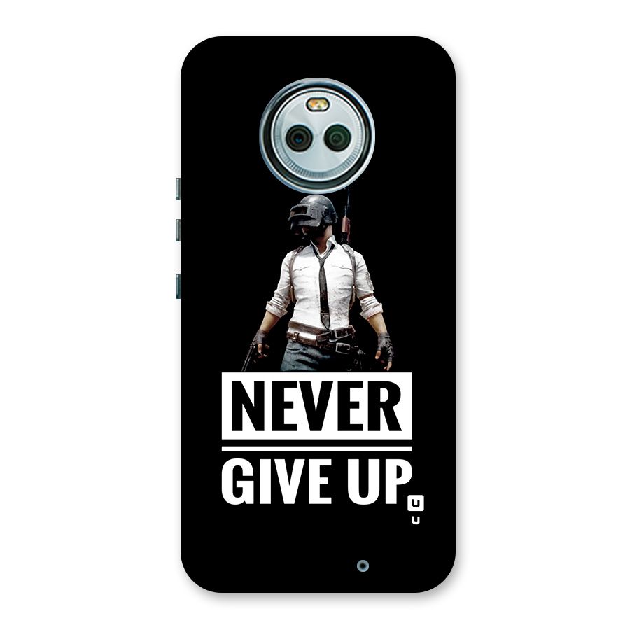 Never Giveup Back Case for Moto X4