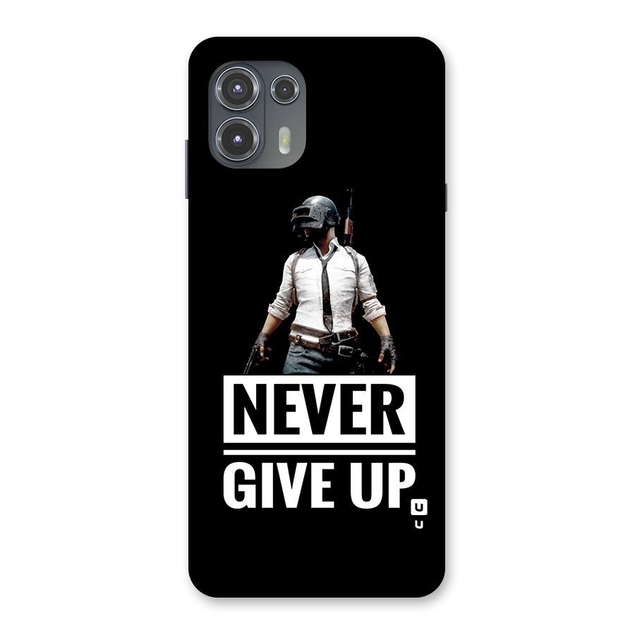 Never Giveup Back Case for Motorola Edge 20 Fusion