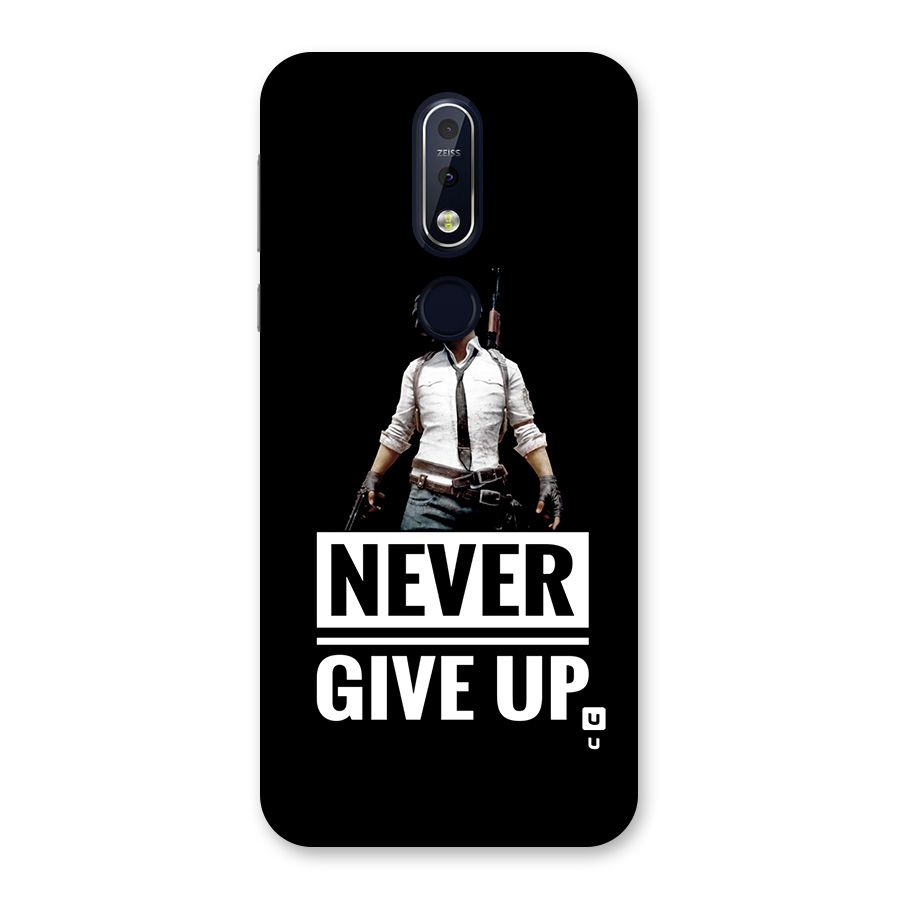 Never Giveup Back Case for Nokia 7.1
