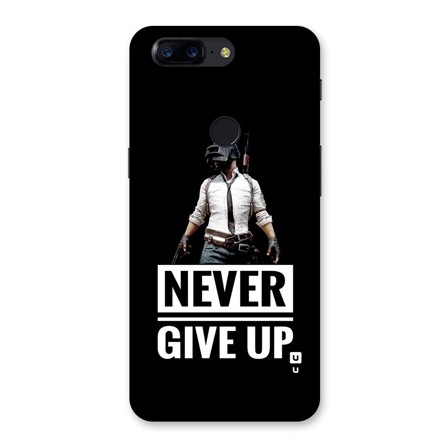 Never Giveup Back Case for OnePlus 5T