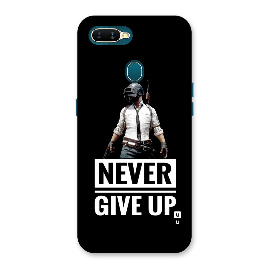 Never Giveup Back Case for Oppo A12