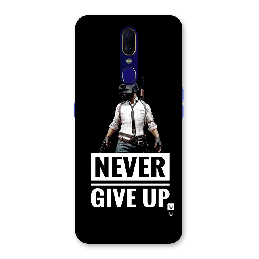 Never Giveup Back Case for Oppo A9