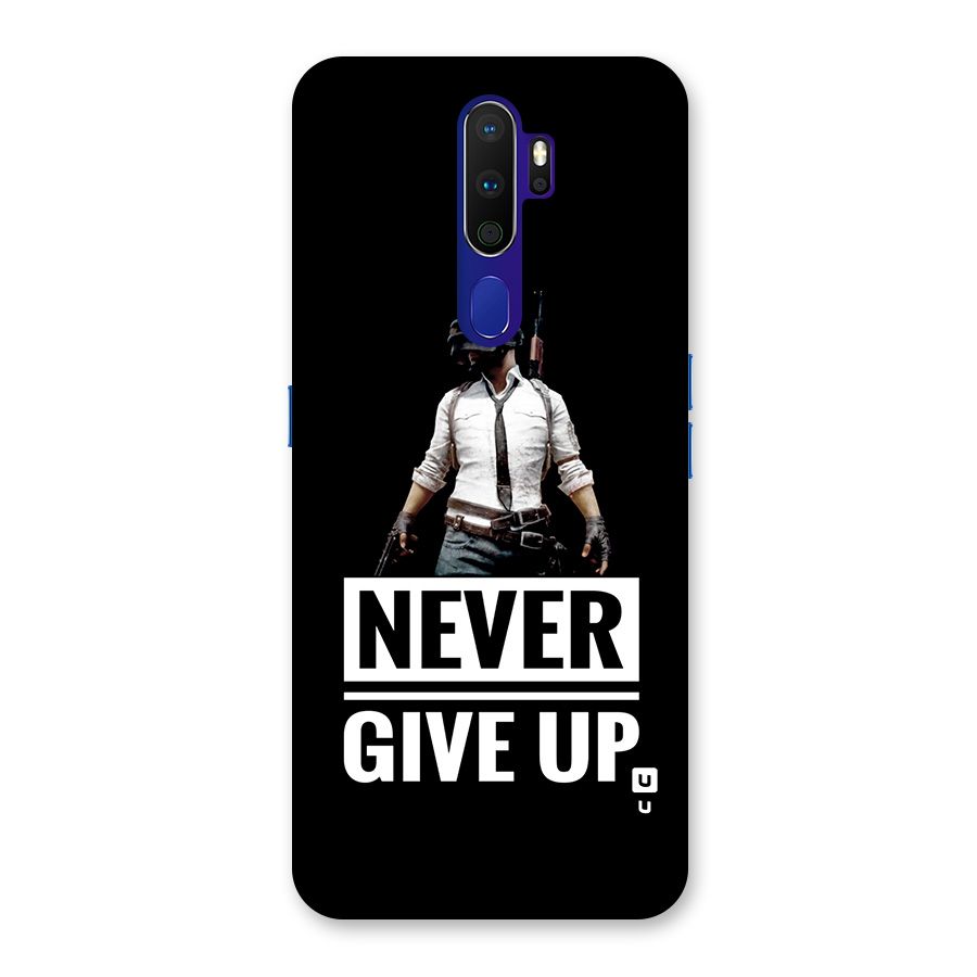 Never Giveup Back Case for Oppo A9 (2020)