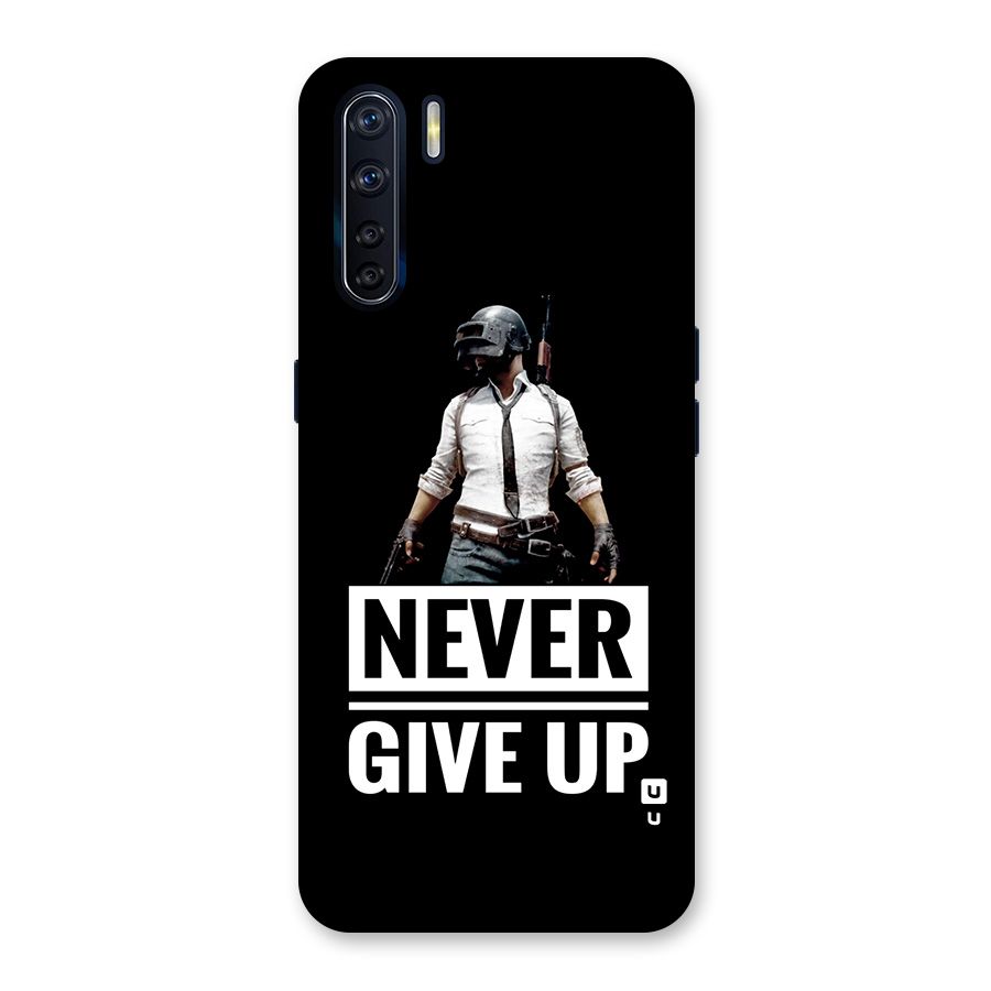 Never Giveup Back Case for Oppo F15