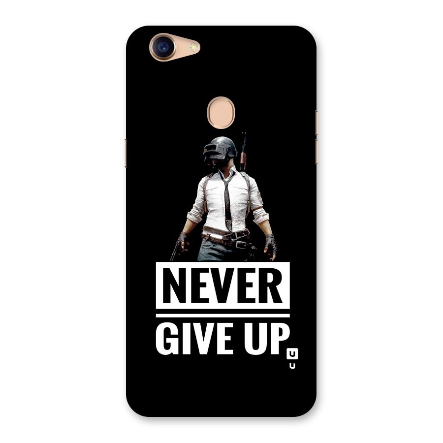 Never Giveup Back Case for Oppo F5