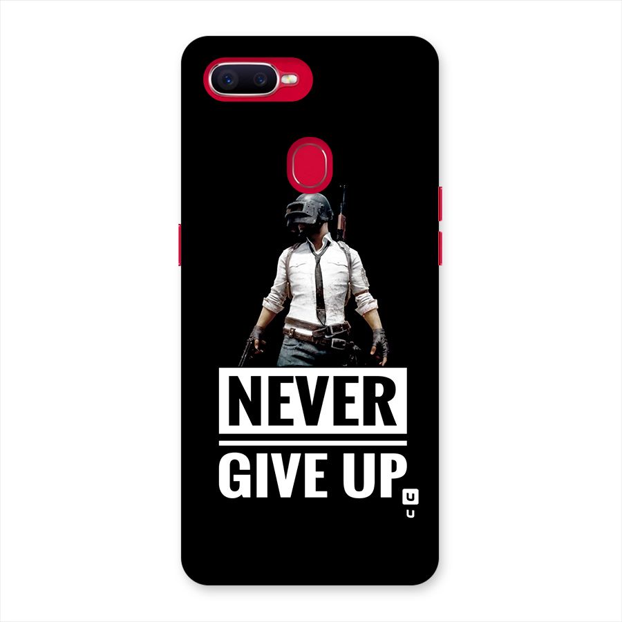 Never Giveup Back Case for Oppo F9 Pro